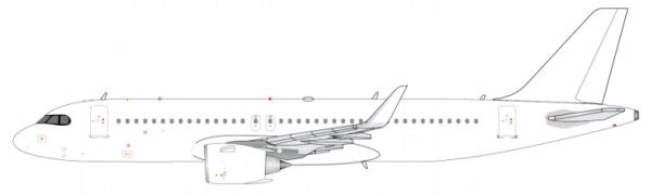 Airbus A320neo blank