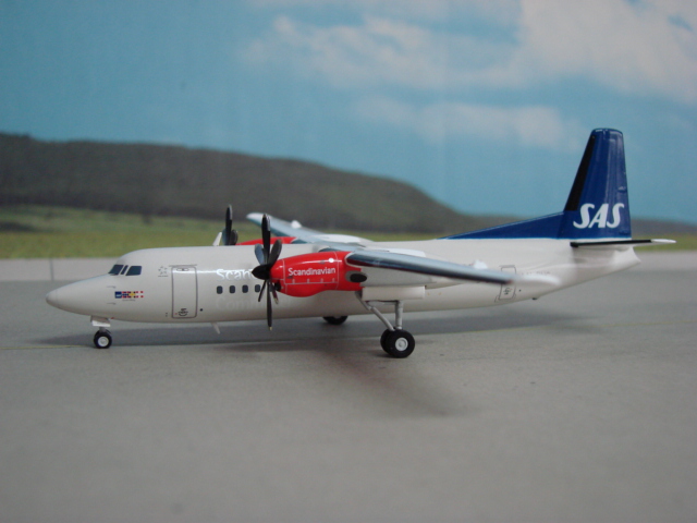 Fokker 50 SAS Scandinavian Airlines