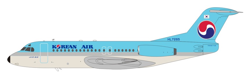 Fokker F-28-4000 Korean Air