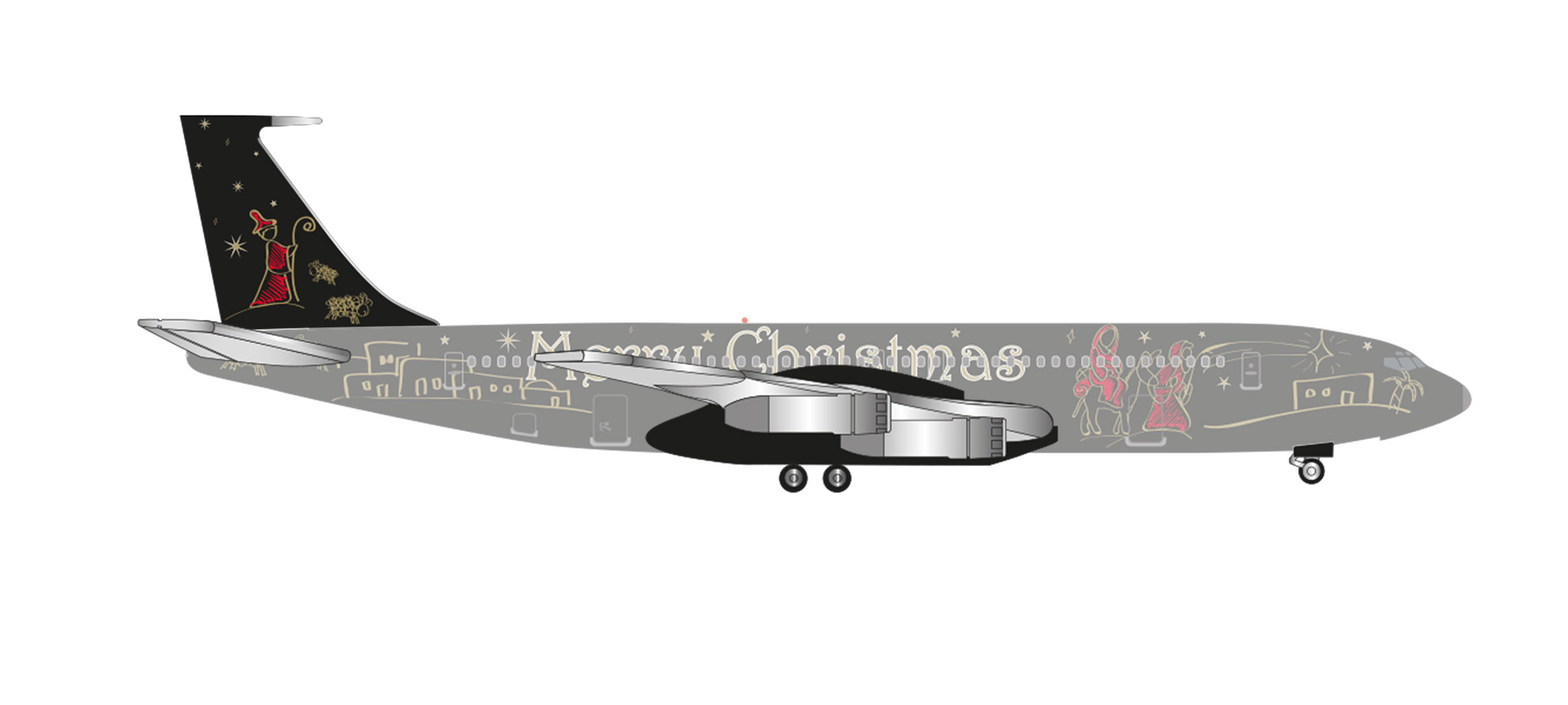 Boeing 707 Nachrüstsatz Christmas 2020